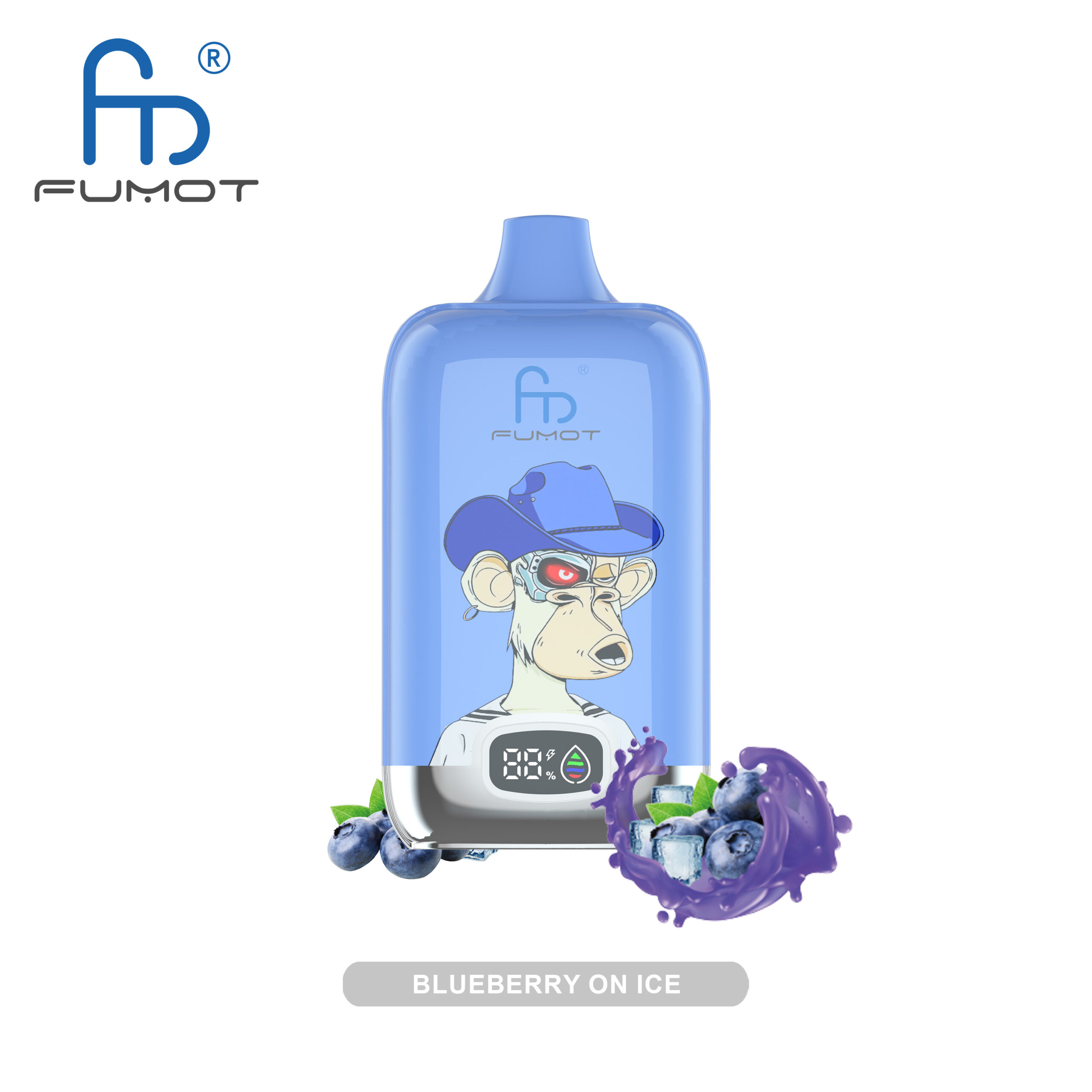 Fumot Digital Box 12000 Blueberry On Ice