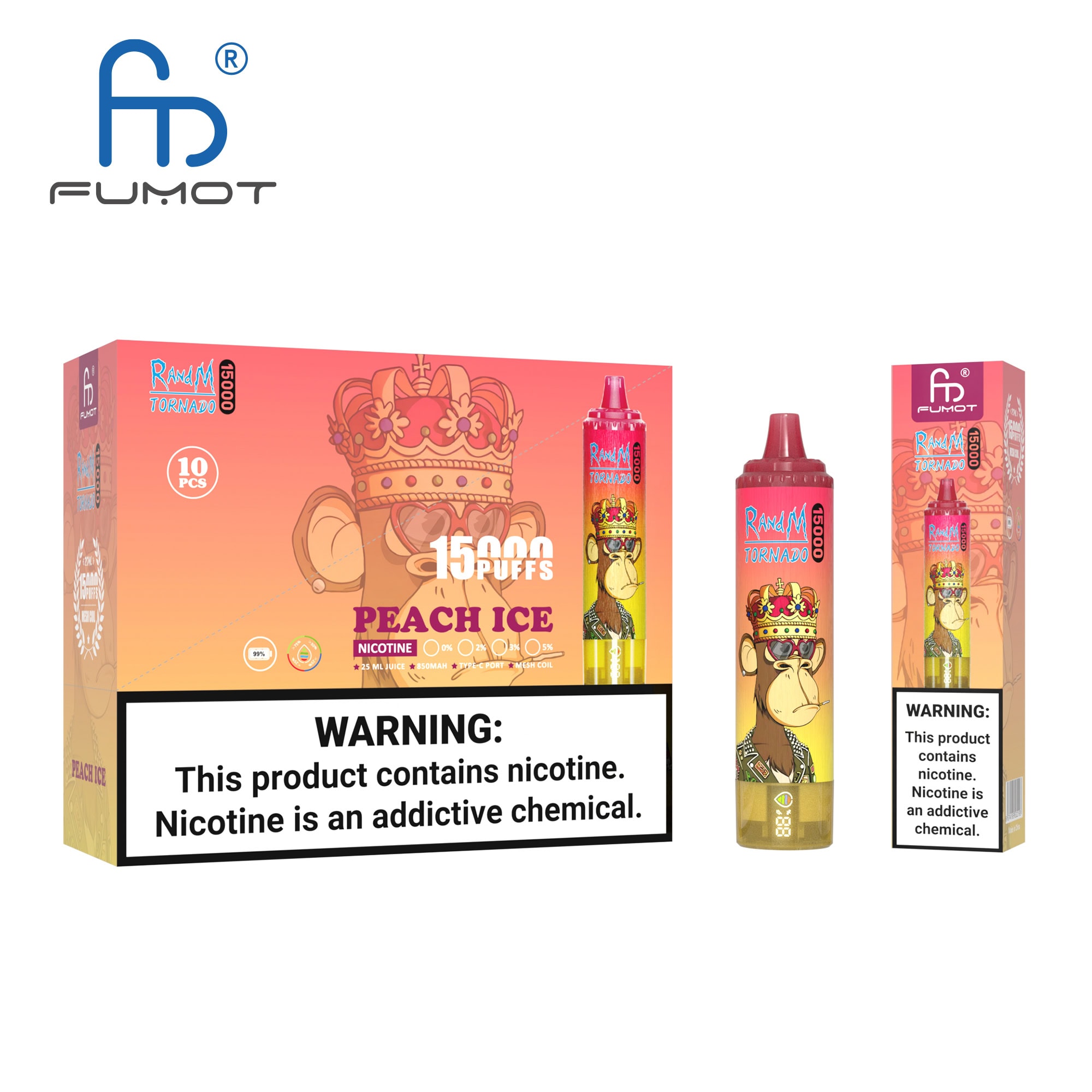 elfbar elfa kaufen Buy Cheap HQD TOUCH 15000 PUFF - PEACH ICE main image 0