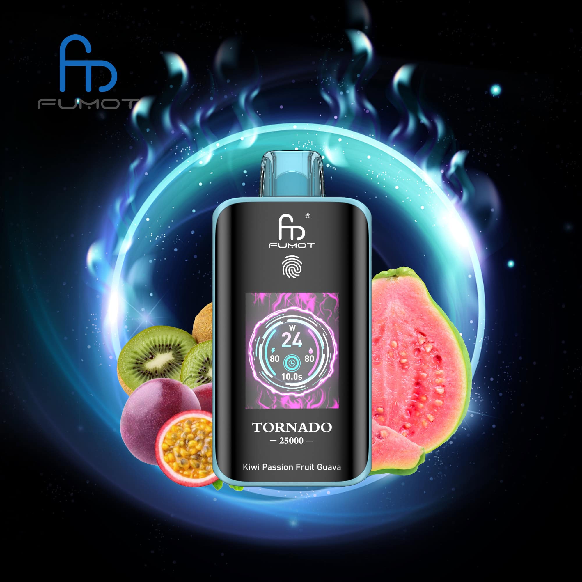 fumot tornado 20000 kiwi passion fruit guava Fumot Tornado 25000 Kiwi Passion Fruit Guava
