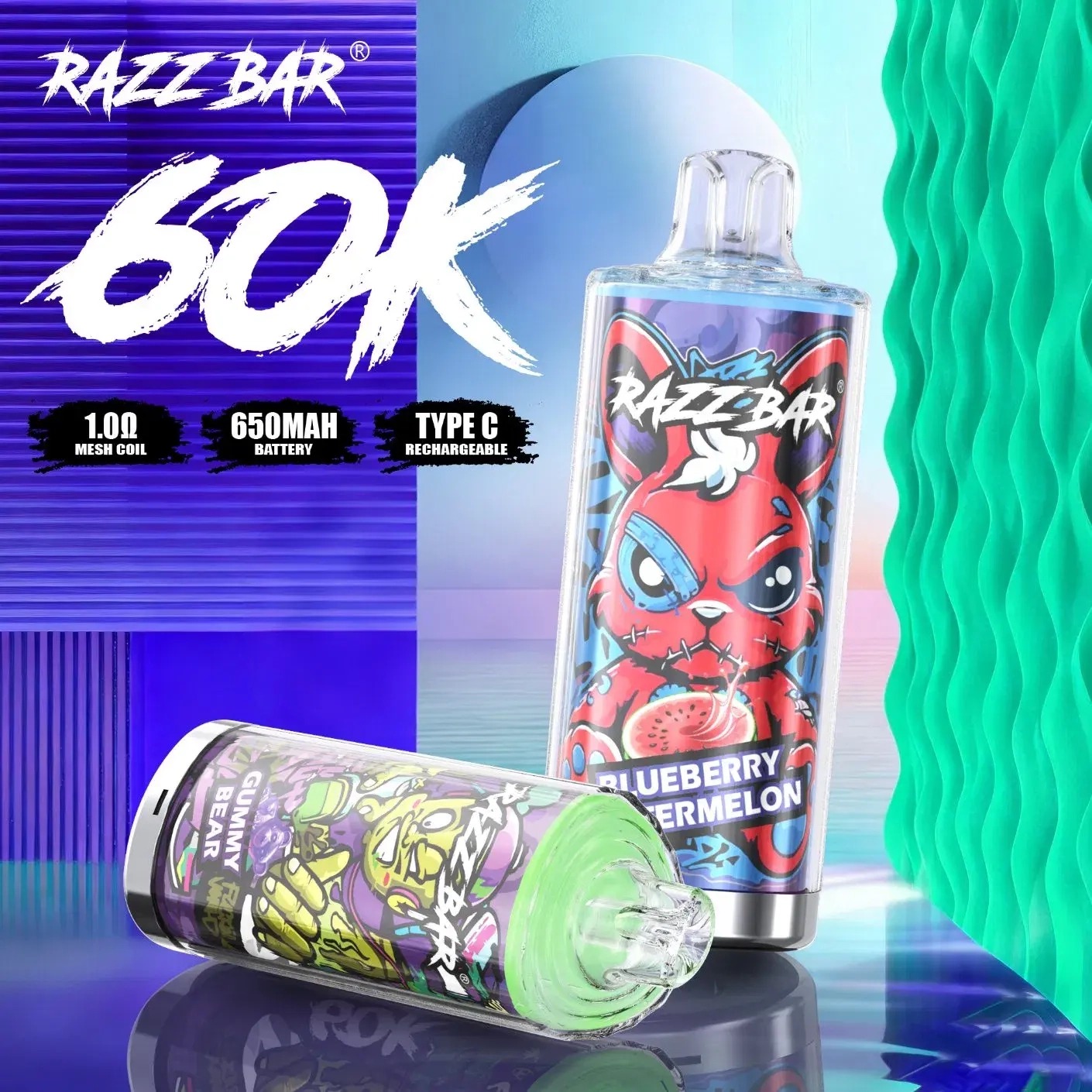 vape 60000 züge ATVS WARSHIP 60000 / 60K Puffs Vape main image 1