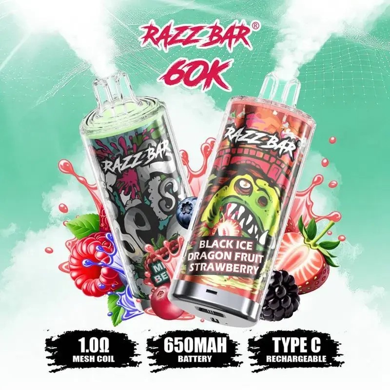 Razz Bar 60000 Strawberry Kiwi | 60K Zge Einweg Vape